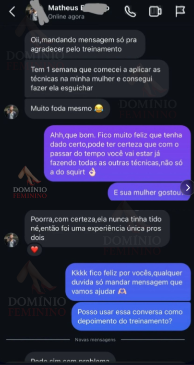 Print de depoimento 1